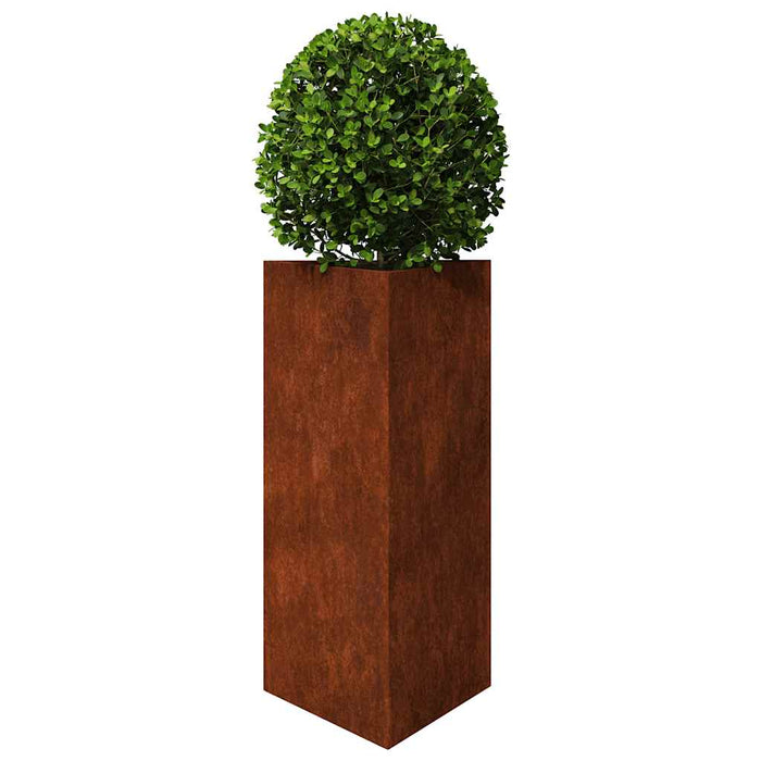 Jardiniere grădină, 2 buc. 40x34,5x75 cm oțel intemperii triunghi WALTI