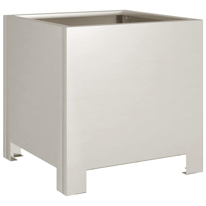 Jardiniere de grădină 2 buc 30x30x30 cm Oțel pentru intemperii WALTI