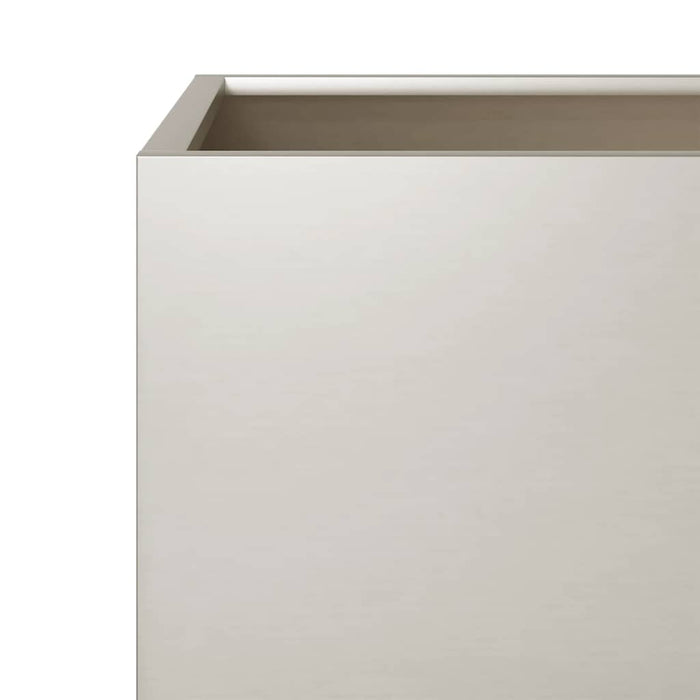 Jardiniere de grădină 2 buc 30x30x30 cm Oțel pentru intemperii WALTI
