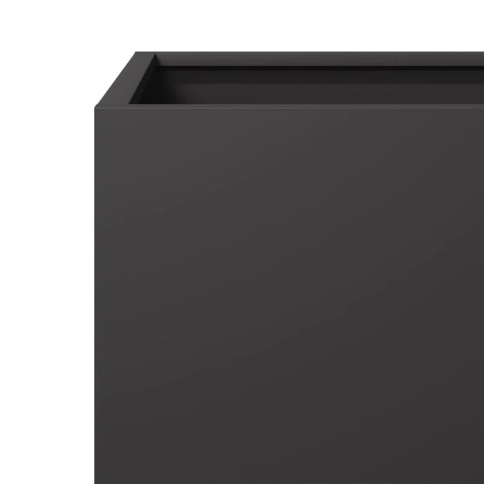 Jardinieră de grădină, negru, 40x40x40 cm, oțel - WALTI WALTI