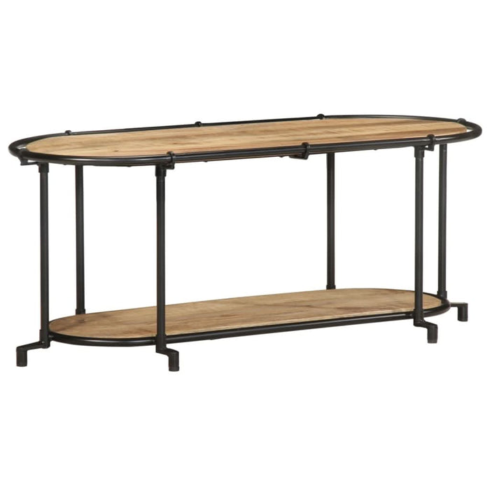 Dulap TV, 100x42x40 cm, lemn masiv mango brut - WALTI WALTI
