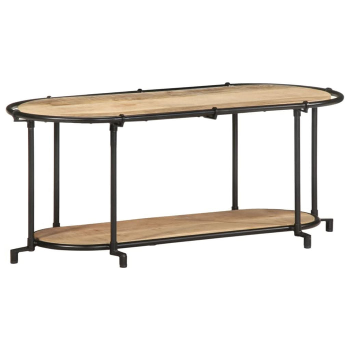 Dulap TV, 100x42x40 cm, lemn masiv mango brut - WALTI WALTI