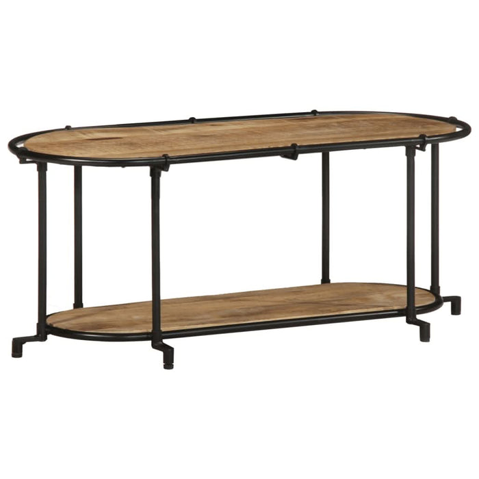 Dulap TV, 100x42x40 cm, lemn masiv mango brut - WALTI WALTI