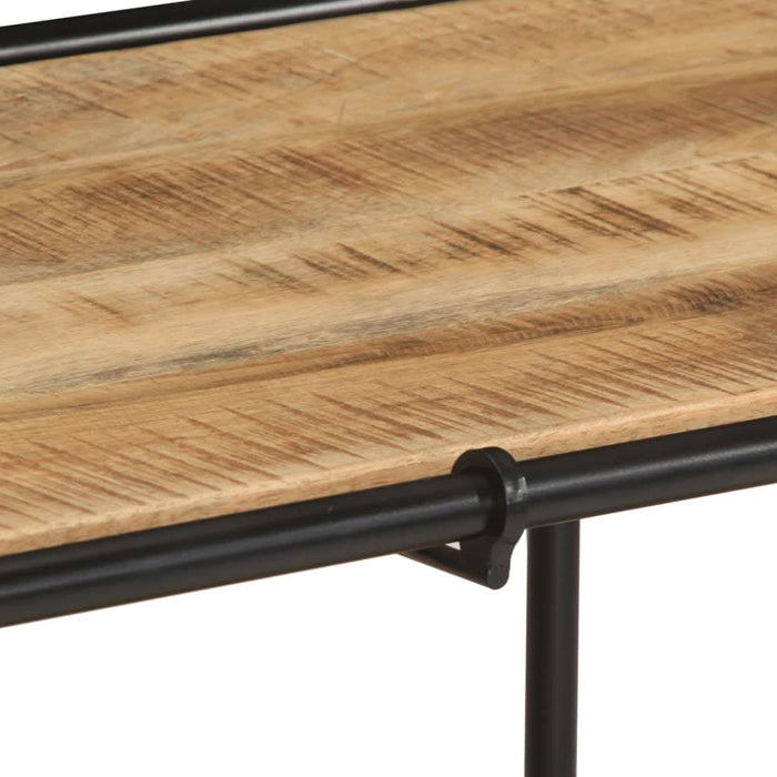 Dulap TV, 100x42x40 cm, lemn masiv mango brut - WALTI WALTI