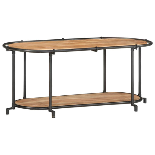 Dulap TV, 100x42x40 cm, lemn masiv de acacia - WALTI WALTI