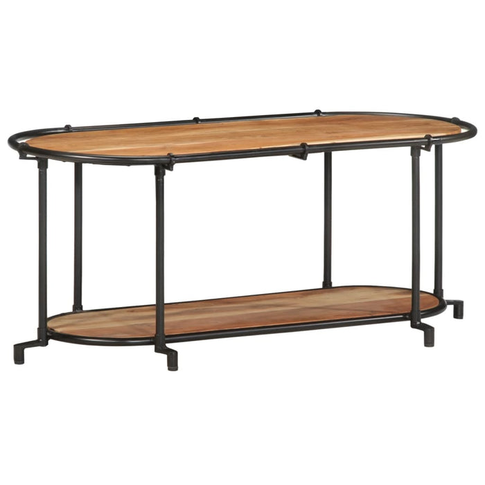 Dulap TV, 100x42x40 cm, lemn masiv de acacia - WALTI WALTI