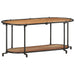 Dulap TV, 100x42x40 cm, lemn masiv de acacia - WALTI WALTI