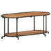 Dulap TV, 100x42x40 cm, lemn masiv de acacia - WALTI WALTI