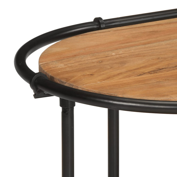 Dulap TV, 100x42x40 cm, lemn masiv de acacia - WALTI WALTI