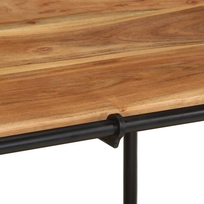 Dulap TV, 100x42x40 cm, lemn masiv de acacia - WALTI WALTI