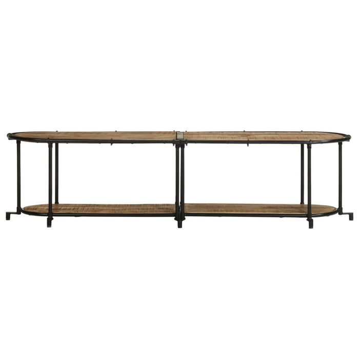 Dulap TV, 160x42x40 cm, lemn masiv mango brut - WALTI WALTI