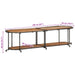 Dulap TV, 160x42x40 cm, lemn masiv de acacia - WALTI WALTI