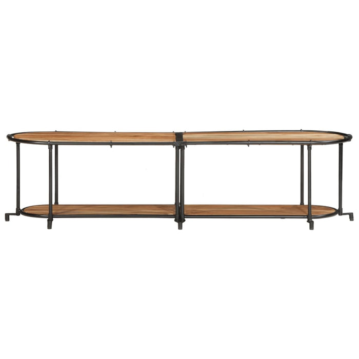 Dulap TV, 160x42x40 cm, lemn masiv de acacia - WALTI WALTI