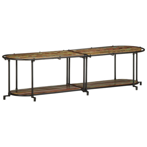 Dulap TV, 160x42x40 cm, lemn masiv reciclat - WALTI WALTI