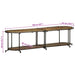 Dulap TV, 160x42x40 cm, lemn masiv reciclat - WALTI WALTI