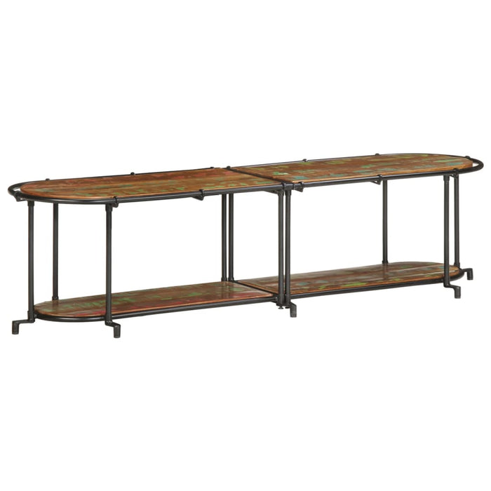 Dulap TV, 160x42x40 cm, lemn masiv reciclat - WALTI WALTI