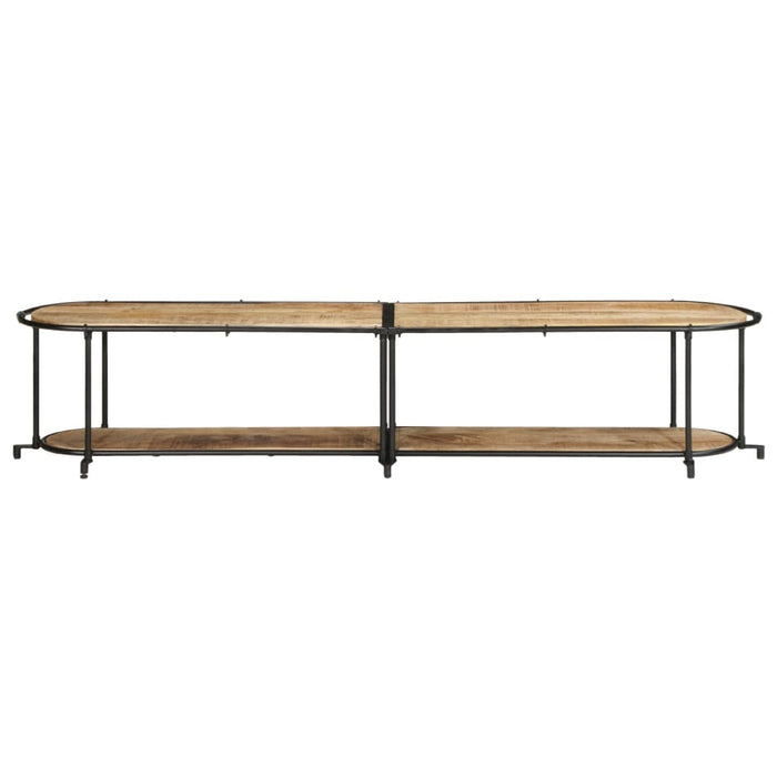Dulap TV, 200x42x40 cm, lemn masiv mango brut - WALTI WALTI