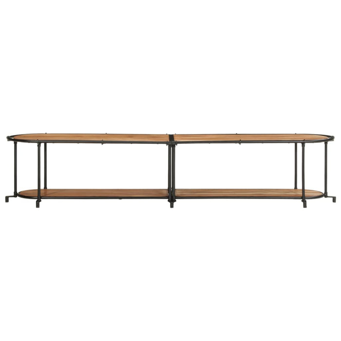 Dulap TV, 200x42x40 cm, lemn masiv de acacia - WALTI WALTI