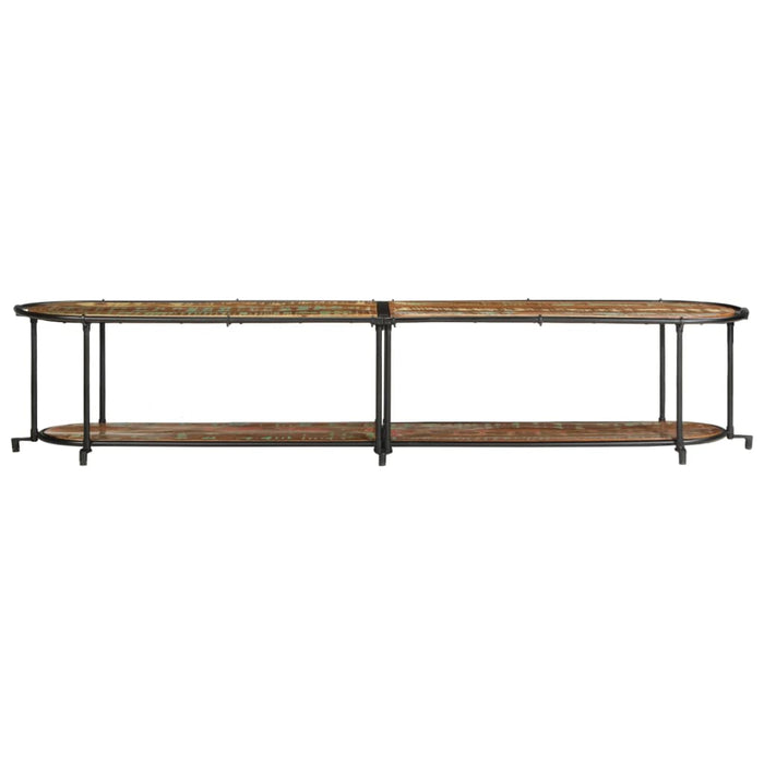 Dulap TV, 200x42x40 cm, lemn masiv recuperat - WALTI WALTI