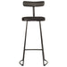 Scaune de bar 2 buc Negru 49x43x103 cm Lemn masiv Mango - WALTI WALTI