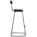 Scaune de bar 2 buc Negru 49x43x103 cm Lemn masiv Mango - WALTI WALTI