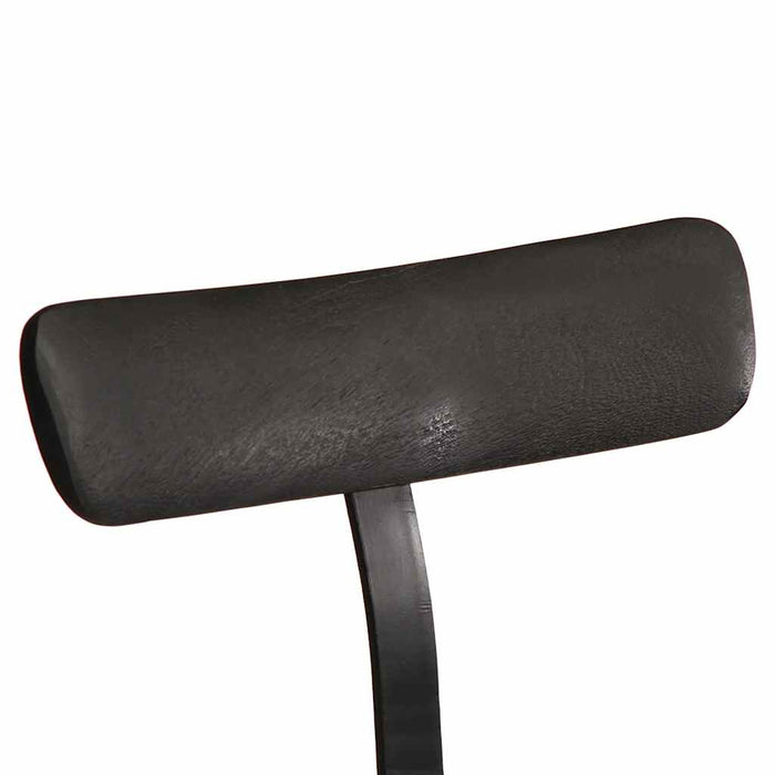 Scaune de bar 2 buc Negru 49x43x103 cm Lemn masiv Mango - WALTI WALTI