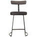 Scaune de bar 2 buc Negru 49x43x79 cm Lemn masiv Mango - WALTI WALTI