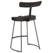 Scaune de bar 2 buc Negru 49x43x79 cm Lemn masiv Mango - WALTI WALTI