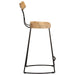 Scaune de bar 2 buc 49x43x88 cm lemn masiv de mango - WALTI WALTI
