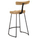 Scaune de bar 2 buc 49x43x88 cm lemn masiv de mango - WALTI WALTI