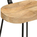 Scaune de bar 2 buc 49x43x88 cm lemn masiv de mango - WALTI WALTI