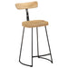 Scaune de bar 2 buc 49x43x88 cm lemn masiv de mango - WALTI WALTI