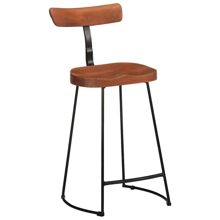Scaune de bar 2 buc 49x43x88 cm lemn masiv de mango - WALTI WALTI