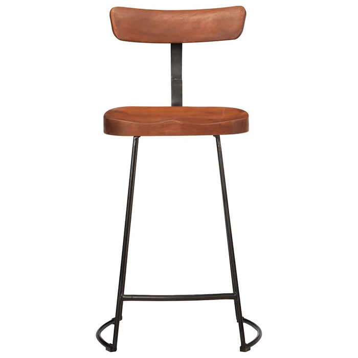 Scaune de bar 2 buc 49x43x88 cm lemn masiv de mango - WALTI WALTI
