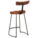 Scaune de bar 2 buc 49x43x88 cm lemn masiv de mango - WALTI WALTI