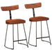 Scaune de bar 2 buc 49x43x79 cm lemn masiv de mango - WALTI WALTI