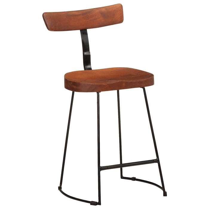 Scaune de bar 2 buc 49x43x79 cm lemn masiv de mango - WALTI WALTI