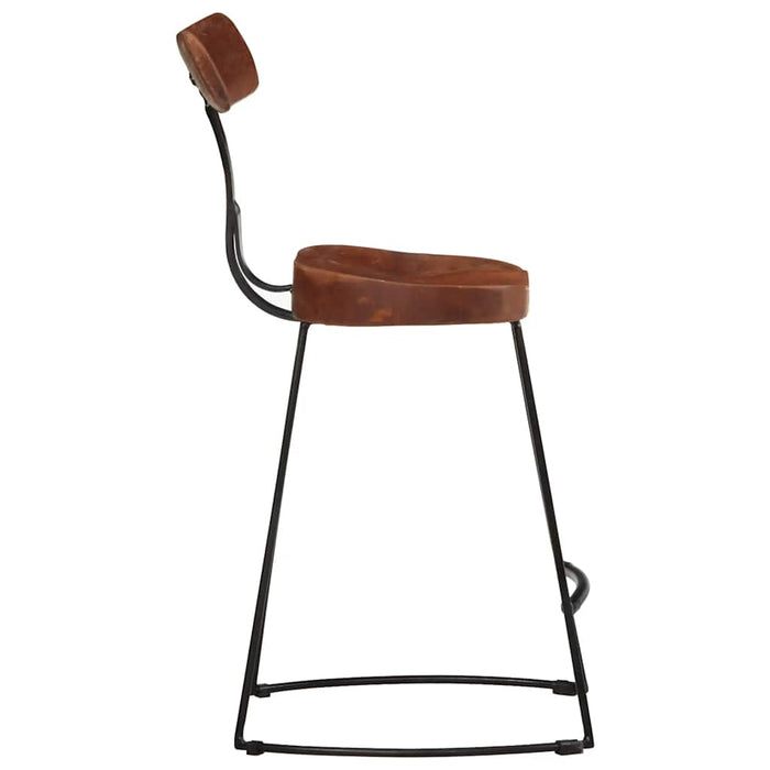 Scaune de bar 2 buc 49x43x79 cm lemn masiv de mango - WALTI WALTI