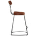 Scaune de bar 2 buc 49x43x79 cm lemn masiv de mango - WALTI WALTI