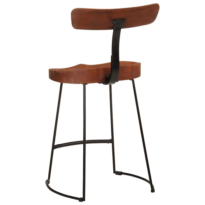 Scaune de bar 2 buc 49x43x79 cm lemn masiv de mango - WALTI WALTI