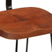 Scaune de bar 2 buc 49x43x79 cm lemn masiv de mango - WALTI WALTI
