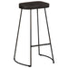 Scaune de bar 2 buc Negru 45x40x78 cm lemn masiv de mango - WALTI WALTI