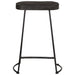 Scaune de bar 2 buc Negru 45x40x62 cm lemn masiv de mango - WALTI WALTI