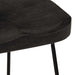 Scaune de bar 2 buc Negru 46x38x52 cm lemn masiv de mango - WALTI WALTI