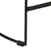 Scaune de bar 2 buc Negru 46x38x52 cm lemn masiv de mango - WALTI WALTI