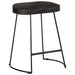 Scaune de bar 2 buc Negru 46x38x52 cm lemn masiv de mango - WALTI WALTI