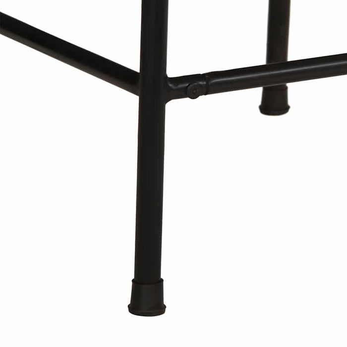 Scaune de bar 2 buc 46x35,5x80 cm Lemn masiv Mango brut - WALTI WALTI