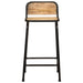 Scaune de bar 4 buc 46x35,5x80 cm Lemn masiv Mango brut - WALTI WALTI