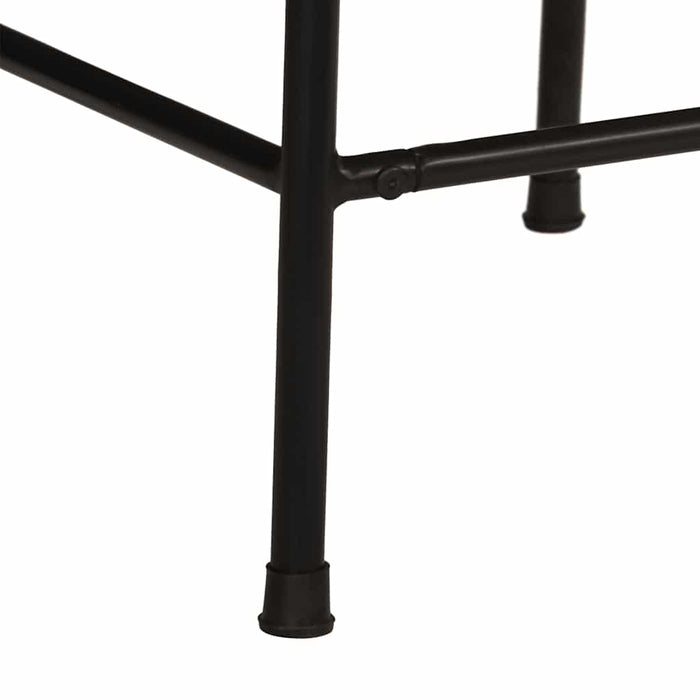 Scaune de bar 4 buc 46x35,5x80 cm Lemn masiv Mango brut - WALTI WALTI