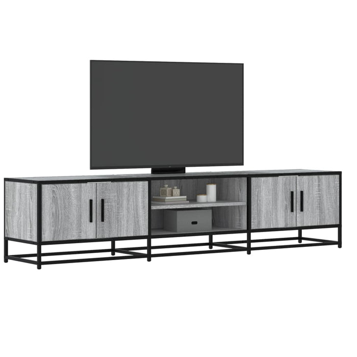 Dulap TV, gri sonoma, 180x35x41 cm, lemn prelucrat - WALTI WALTI